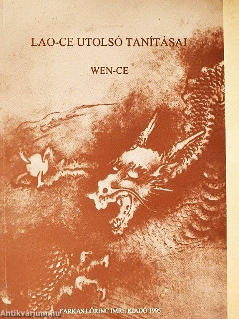 Lao-ce utolsó tanításai