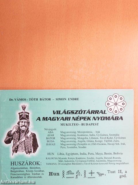 Világszótárral a magyari népek nyomába