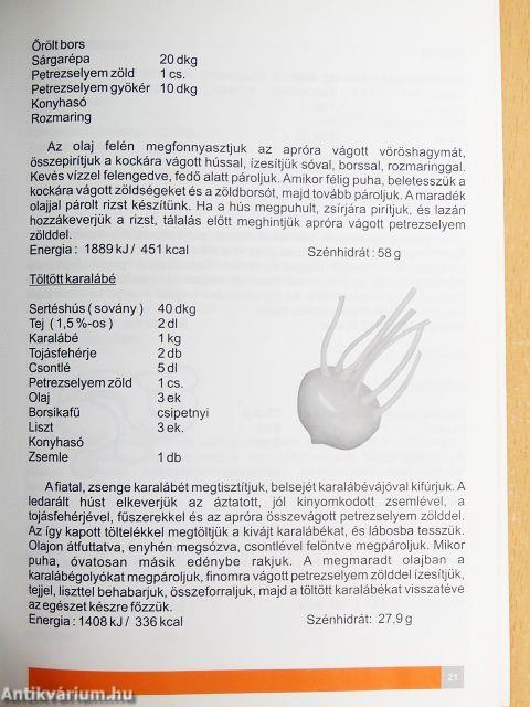 Étrendi ötletek, receptek cukorbetegeknek