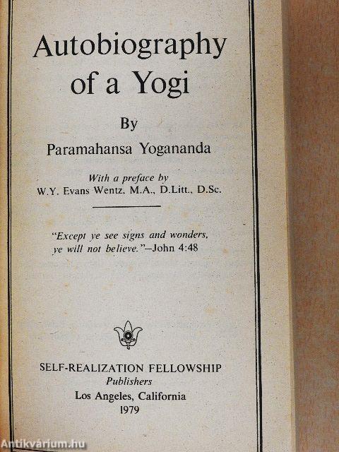 Autobiography of a Yogi