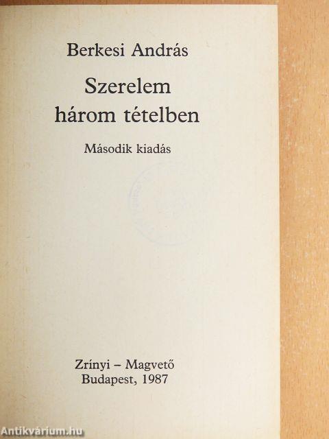 Szerelem három tételben