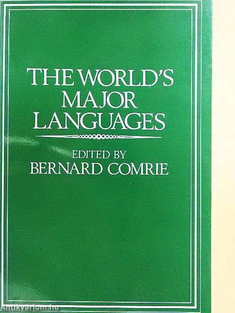 The World's Major Languages
