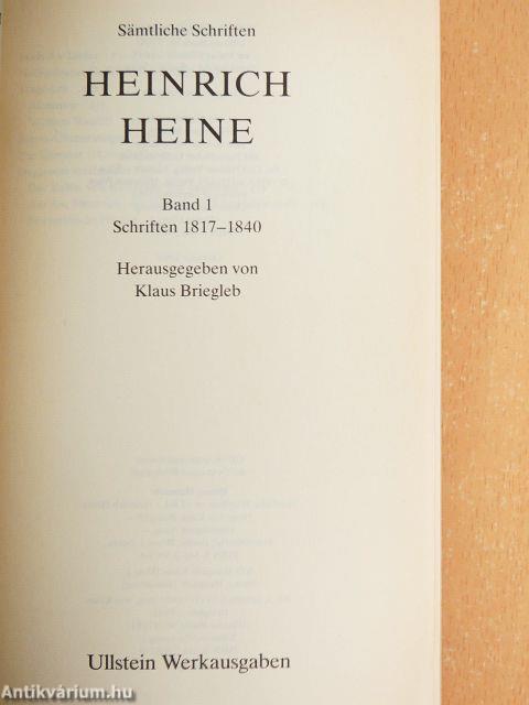 Sämtliche Schriften Heinrich Heine 1-12.