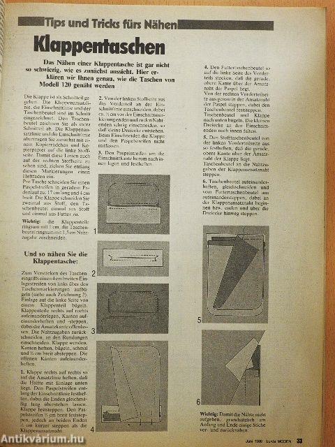 Burda Moden Juni 1988