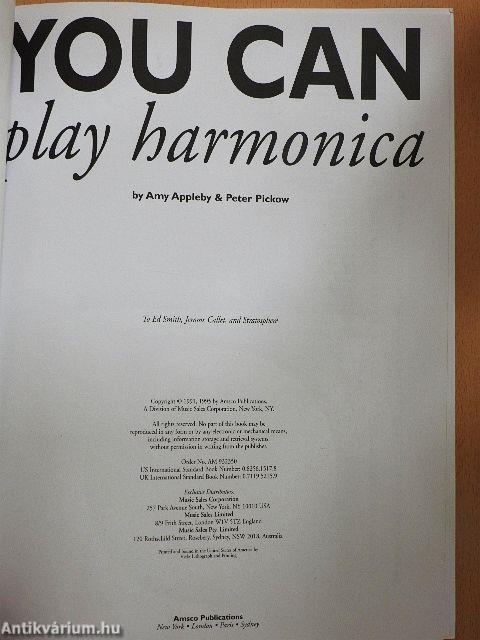 You can play harmonica - CD-vel