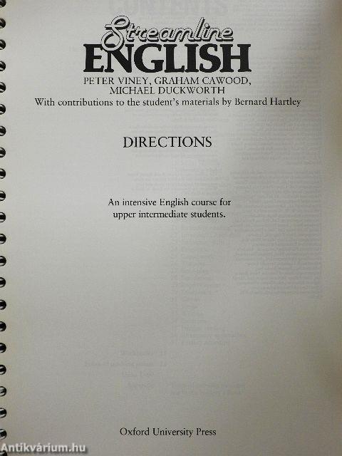 Streamline English Directions - Teacher's Edition