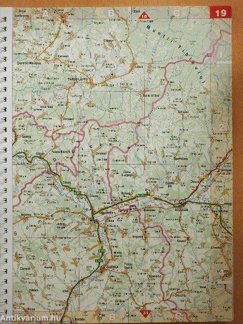 Romania atlas rutier