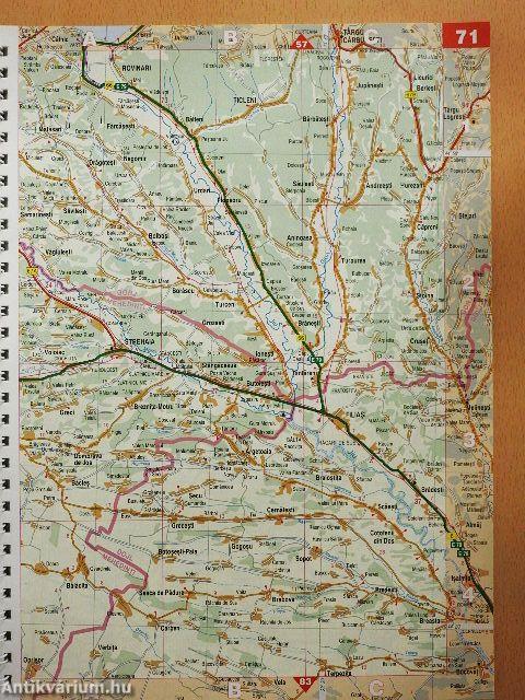 Romania atlas rutier