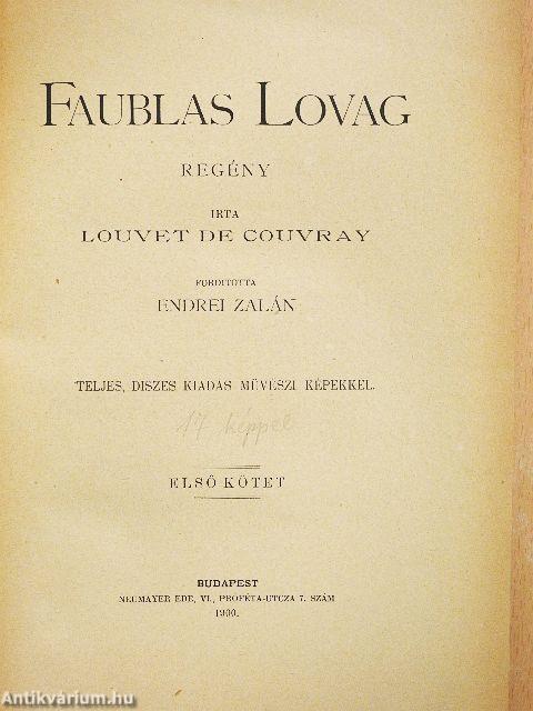 Faublas lovag I-V.
