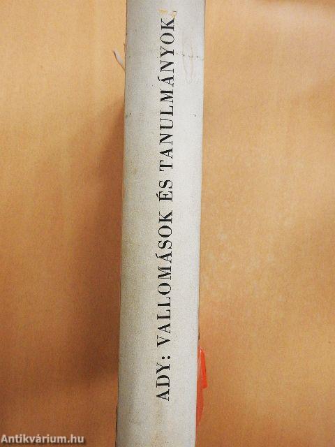 Vallomások és tanulmányok