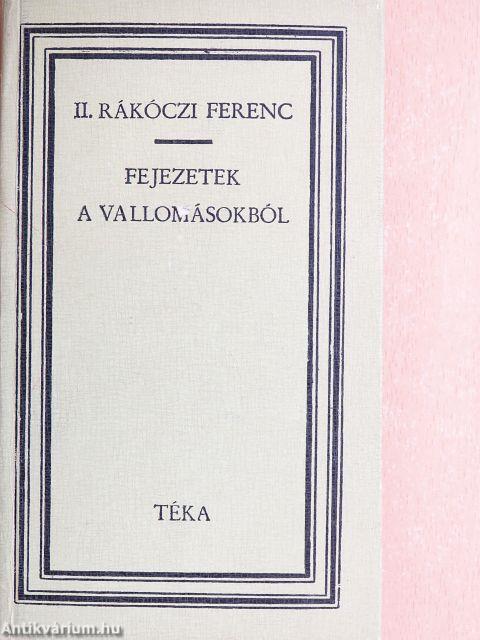 Fejezetek a vallomásokból