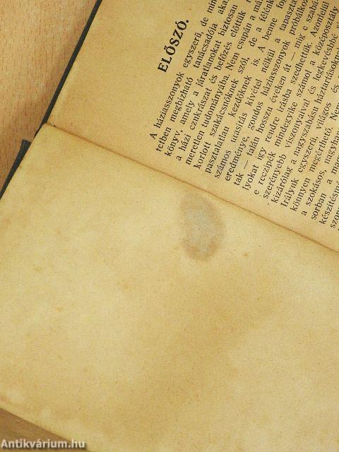 Házi czukrászat és befőttek könyve