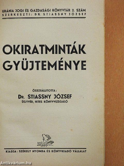 Okiratminták gyüjteménye