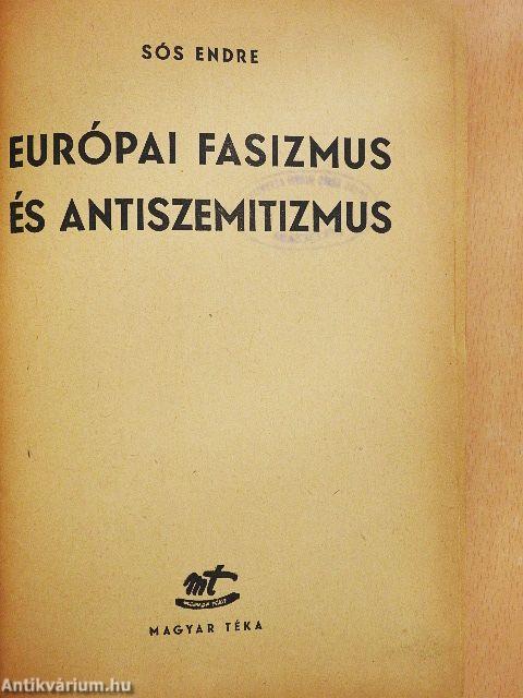 Európai fasizmus és antiszemitizmus