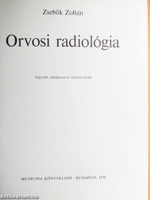 Orvosi radiológia