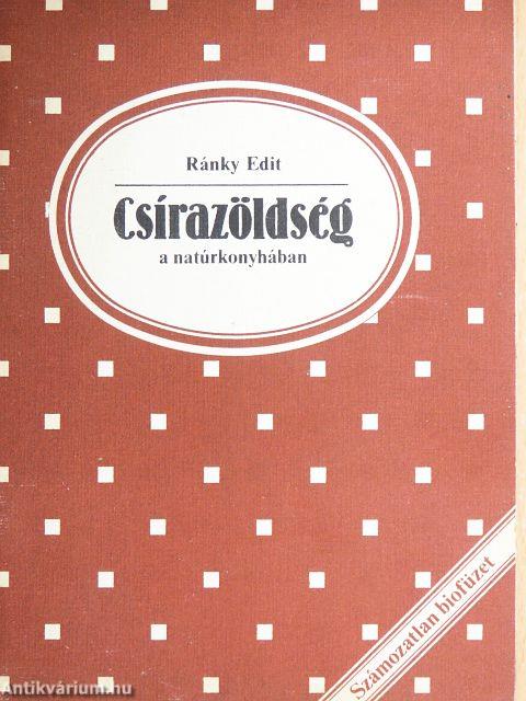 Csírazöldség a natúrkonyhában