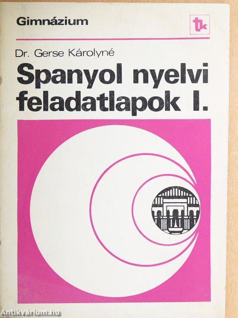 Spanyol nyelvi feladatlapok I.