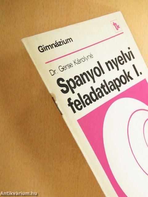 Spanyol nyelvi feladatlapok I.