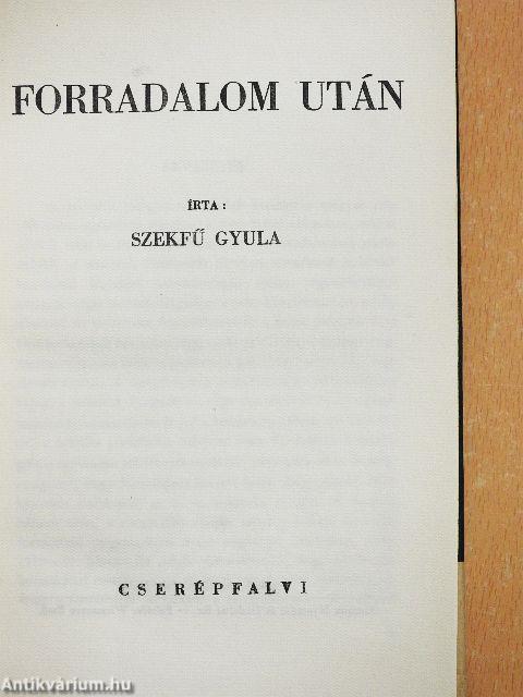 Forradalom után