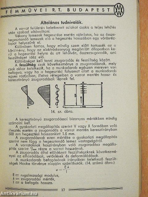 Hegesztők kézikönyve