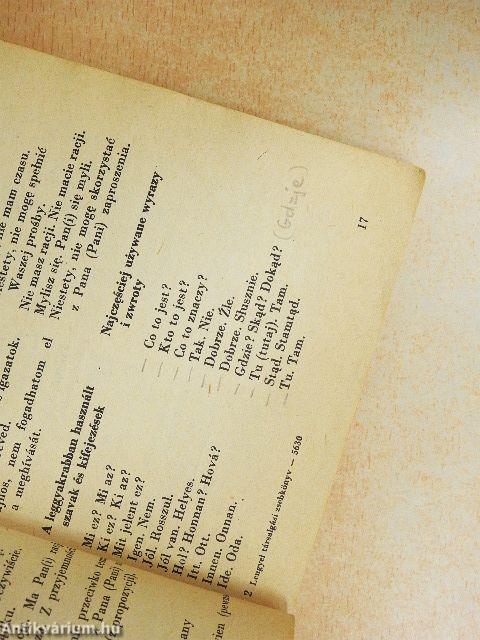 Lengyel társalgási zsebkönyv