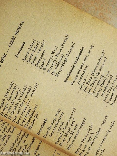 Lengyel társalgási zsebkönyv