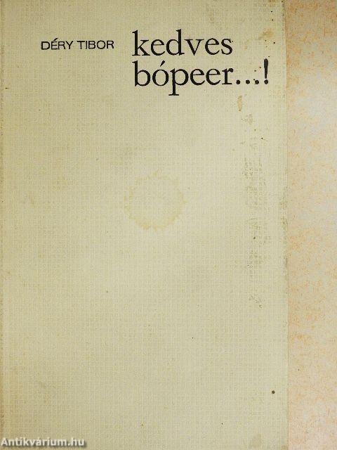 Kedves bópeer...!