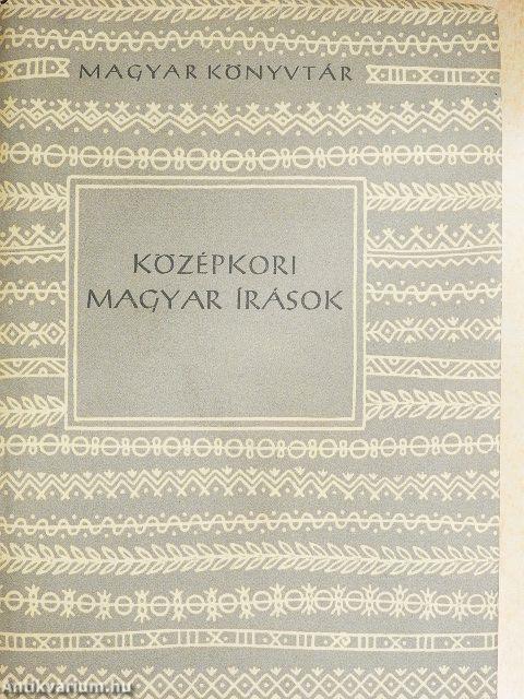 Középkori magyar írások