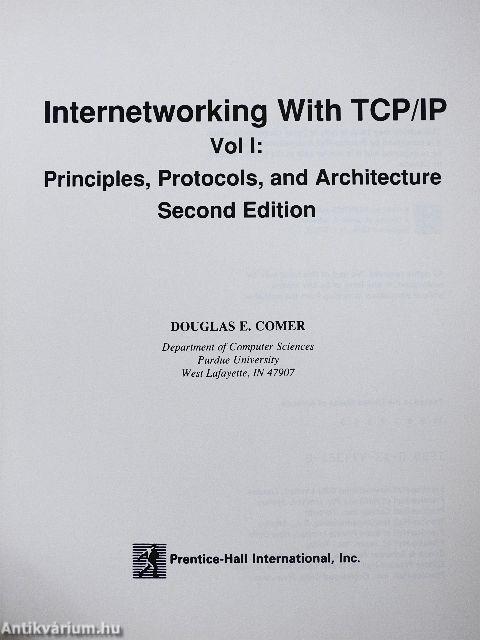 Internetworking with TCP/IP I-II.