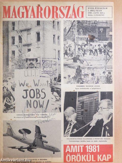 Magyarország 1981. (nem teljes évfolyam) I-II.