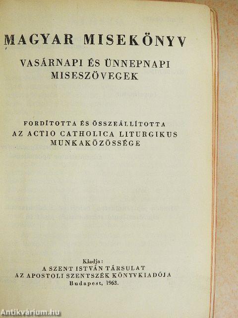 Magyar misekönyv