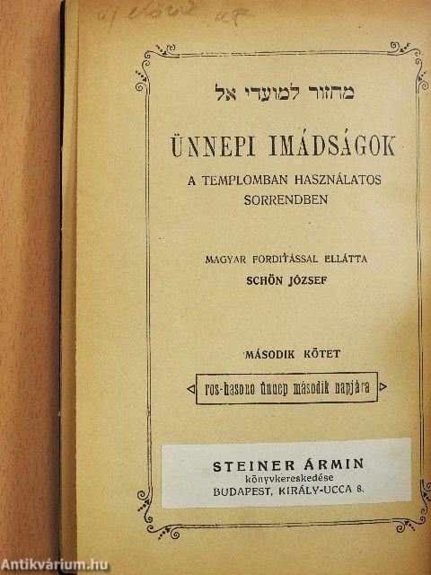 Ünnepi imádságok II.