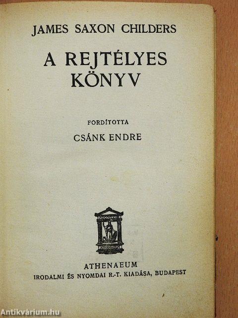 A rejtélyes könyv