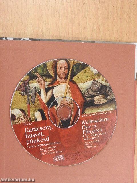 Karácsony, húsvét, pünkösd a zenei néphagyományban - CD-vel