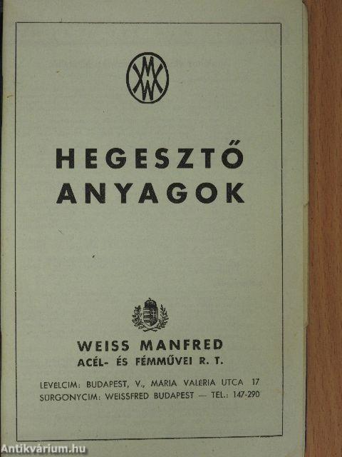 Hegesztők kézikönyve