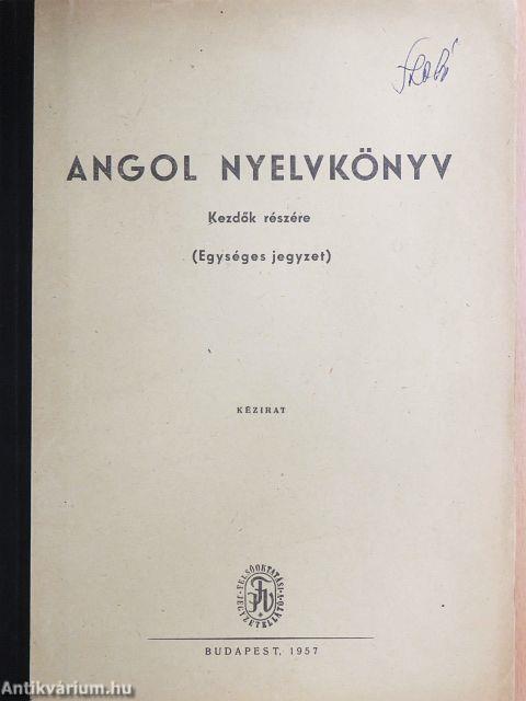 Angol nyelvkönyv