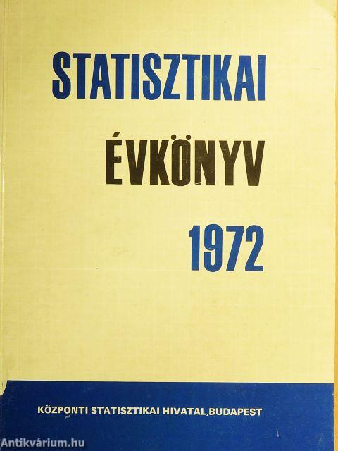 Statisztikai évkönyv 1972