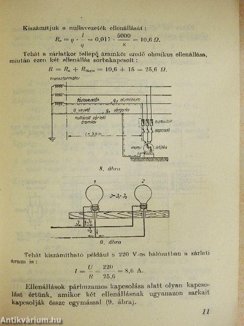 Az elektromosság biztonságtechnikája