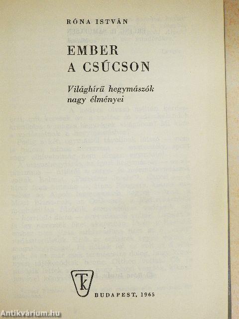 Ember a csúcson