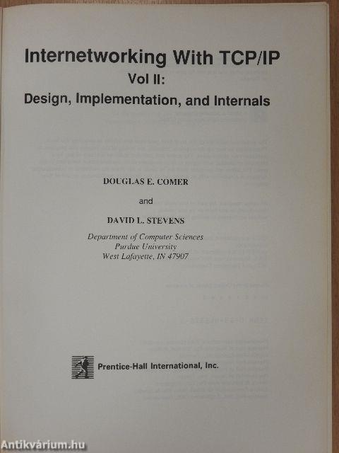 Internetworking with TCP/IP I-II.