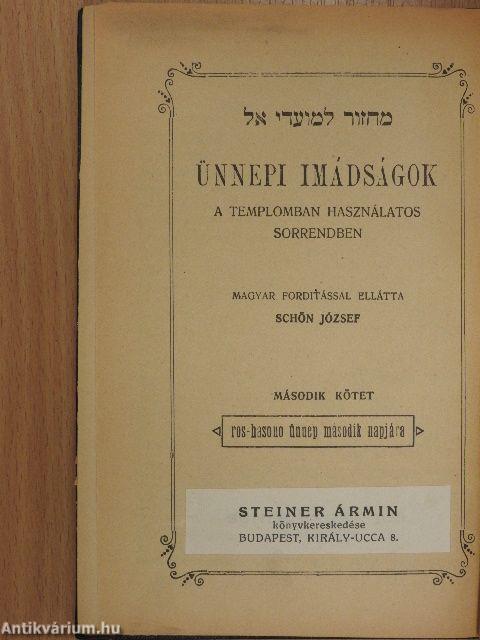 Ünnepi imádságok II.