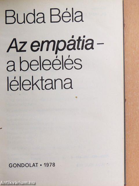 Az empátia - a beleélés lélektana