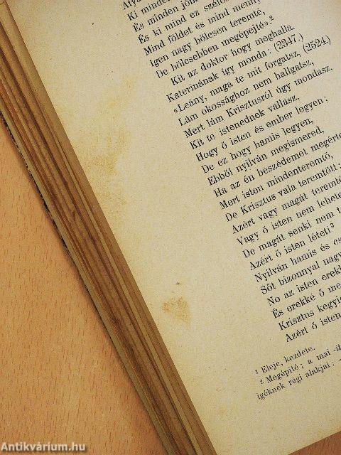 Szemelvények a Margit-legendából/Magyar szentek legendái/Szent Barlám és Jozafát, Szent Elek legendái/Alexandriai Szent Katalin verses legendája/Poncius históriája szemelvényekben