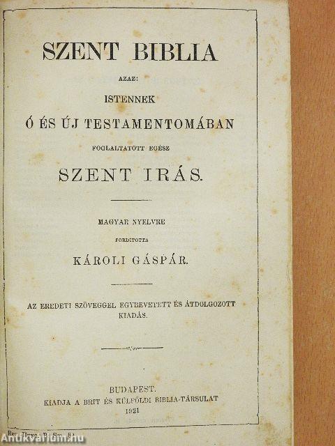 Szent Biblia