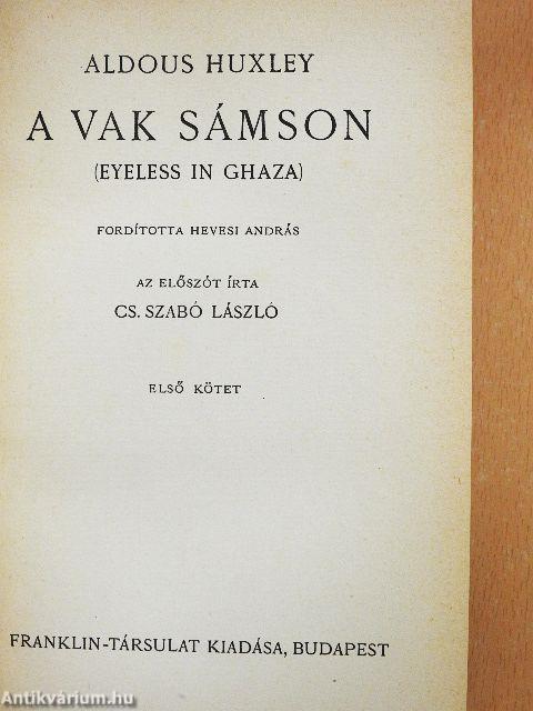 A vak Sámson I-II.