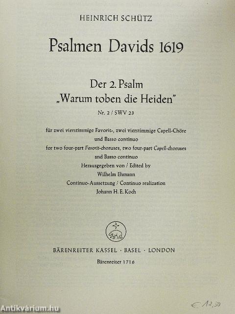 Psalmen Davids 1619