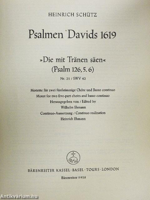 Psalmen Davids 1619