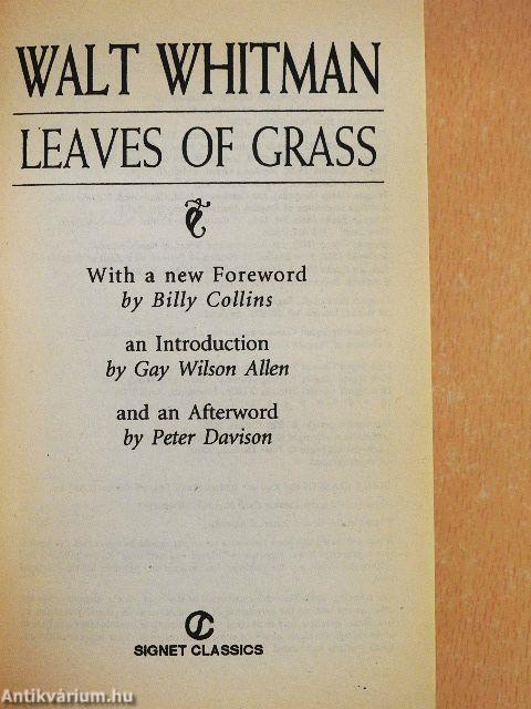 Leaves of Grass