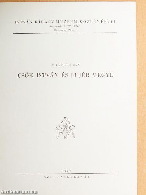 Csók István és Fejér megye