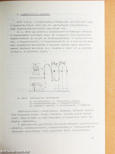 A gázhegesztés technológiája